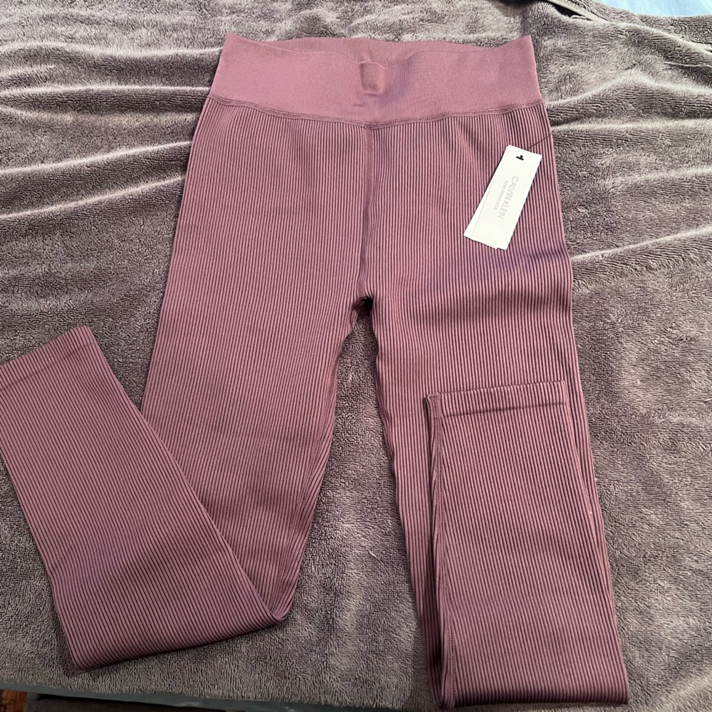 Calvin Klein Performance Ribbed Leggings